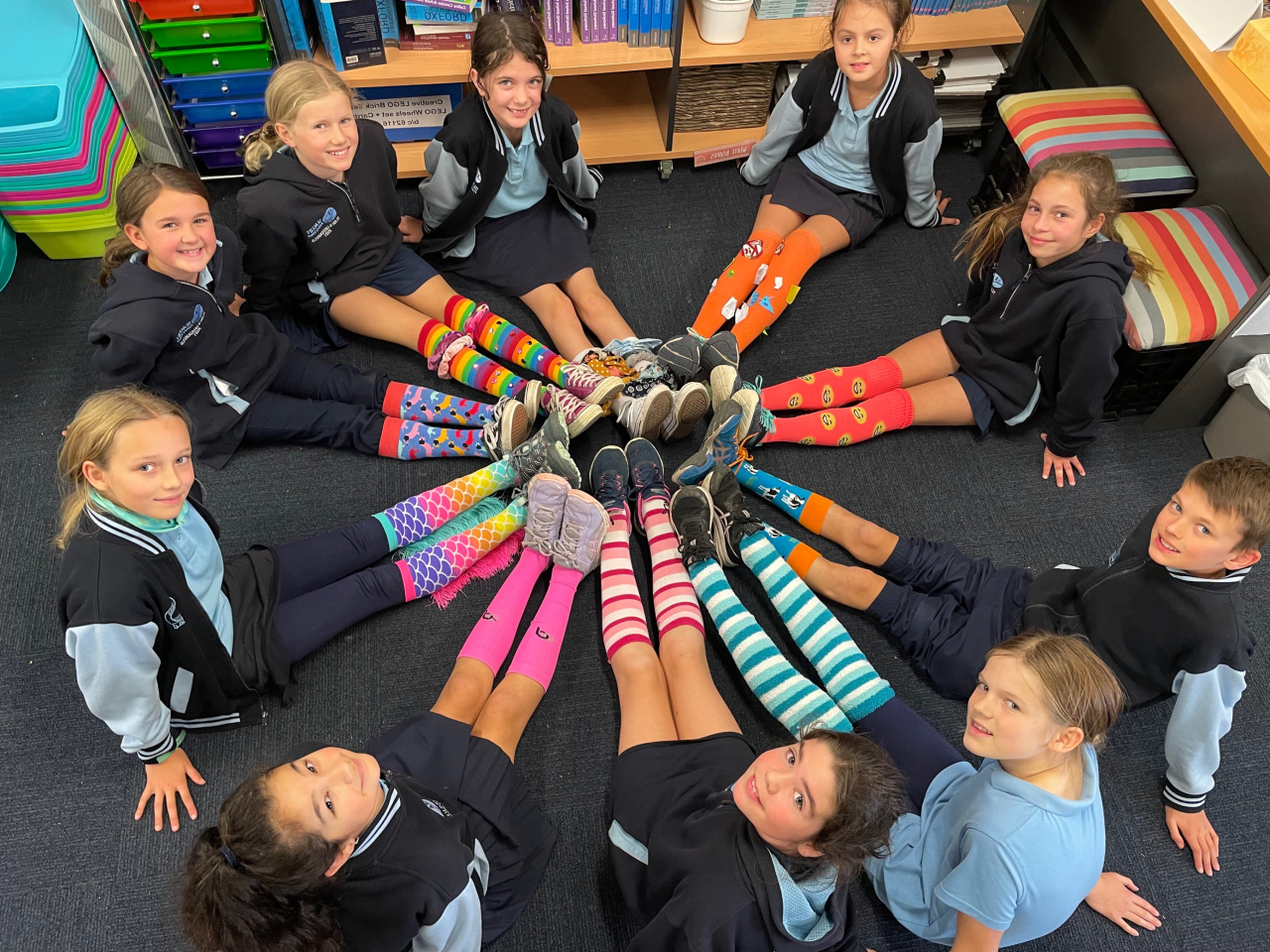 2021#SockItToME  #SITME Seacliff PS Group circle Landscape
